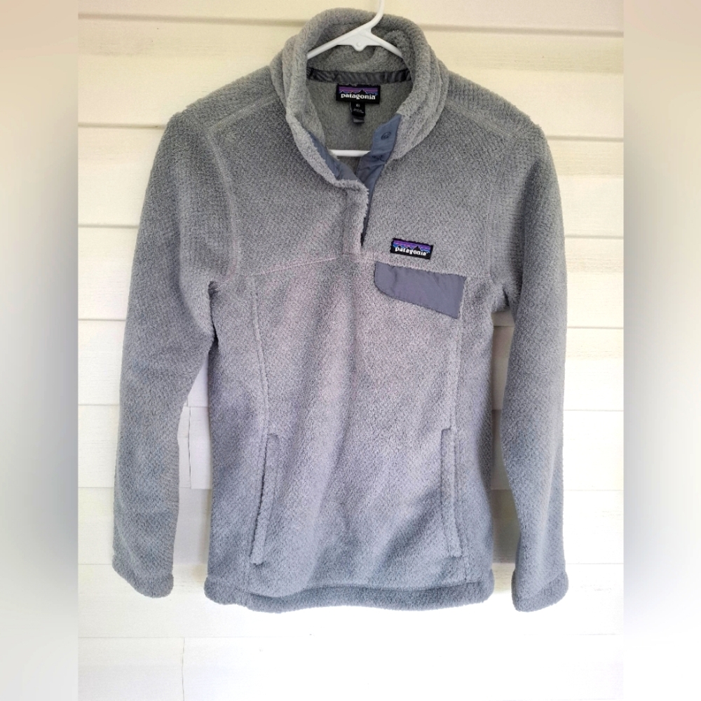Patagonia Women's Re-Tool Snap-T® Fleece Pullover Gray Size XS